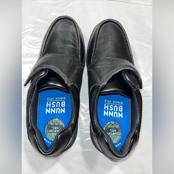 NUNN BUSH BLACK Comfort Gel SHOES Memory Foam Cam MT Strap, Men’s 10M 84814007 - Picture 6 of 11